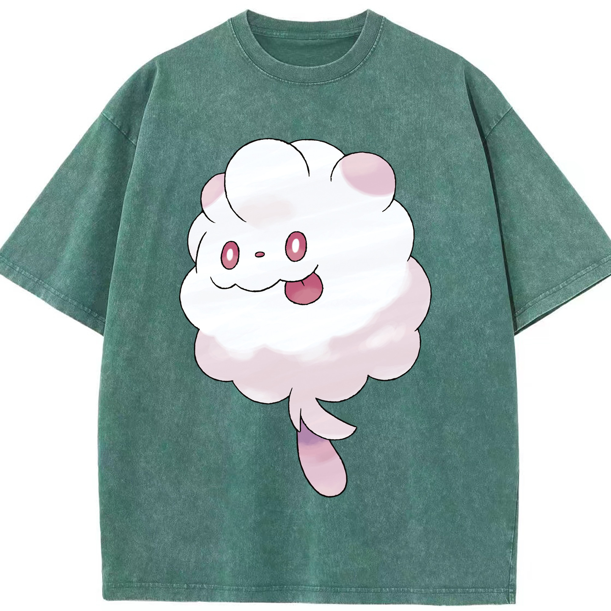 （画像用） ポケットモンスター Pokémon 綿100% ヴィンテージ風 半袖Tシャツ（フロントプリント）